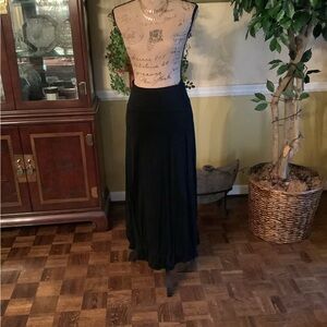 Elegant Black Maxi Skirt